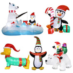 Inflatable Decoration Self-Inflating Fan LED Lights Weather-Resistant