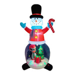 Inflatable Decoration Self-Inflating Fan LED Lights Weather-Resistant