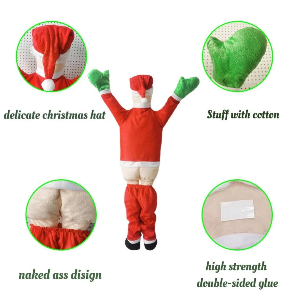 Inflatable Santa 5 Ft 7 In Weather-Resistant Movable Arms