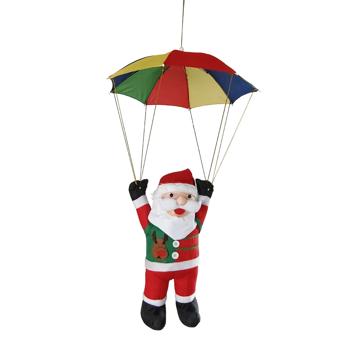 Inflatable Santa Floating Parachute Quick Inflate PVC