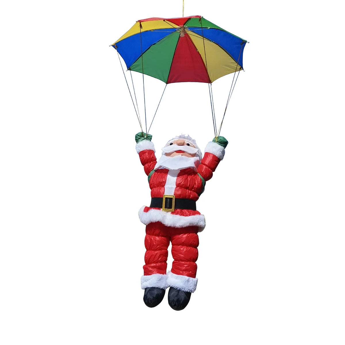 Inflatable Santa Floating Parachute Quick Inflate PVC