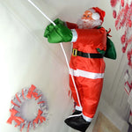 Inflatable Santa Quick-Inflate LED-Lit Weather-Resistant 20 Inch