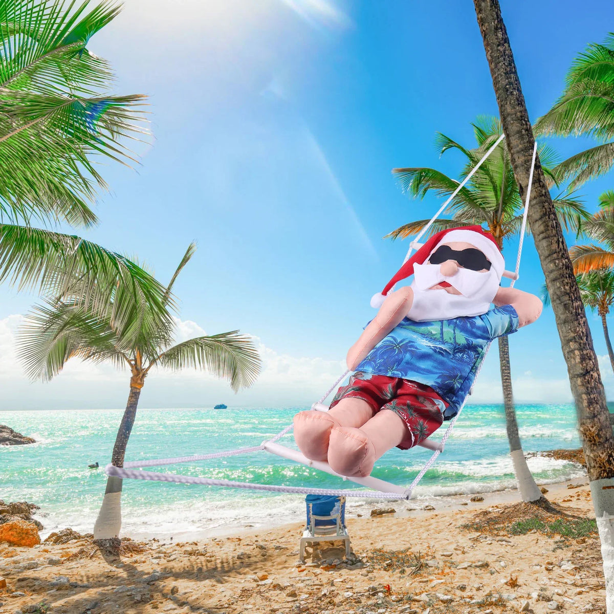 Inflatable Santa Quick-Inflate & Weather-Resistant Wind-Stable Base