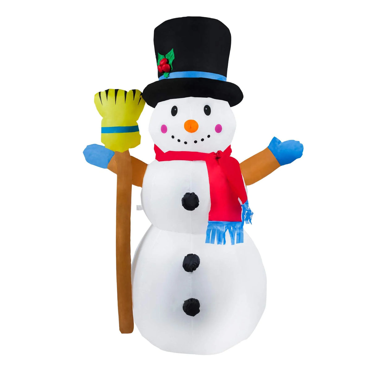 Inflatable Snowman Built-In Blower Weatherproof Anchoring Kit