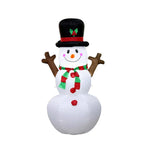 Inflatable Snowman Quick-Inflate Weatherproof Indoor & Outdoor