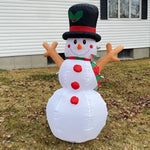 Inflatable Snowman Quick-Inflate Weatherproof Indoor & Outdoor