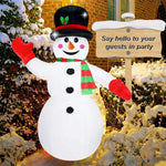 Inflatable Snowman Quick Setup Weather-Resistant & Wind-Stable