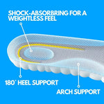 Insoles 4D Shock Absorption Breathable 12-Hour Comfort