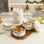 Insulated Lunch Box Stainless Steel Double-Walled Leak-Proof