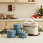 Insulated Lunch Box Stainless Steel Double-Walled Leak-Proof