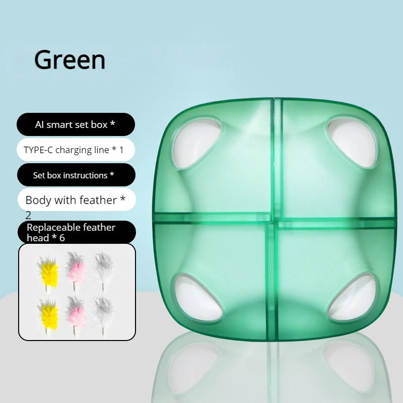 Interactive Cat Toy Rechargeable Type-C Battery Powered