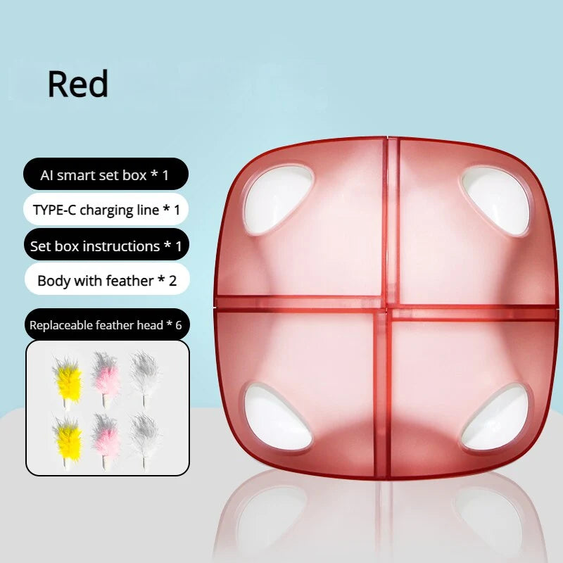 Interactive Cat Toy Rechargeable Type-C Battery Powered