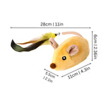 Interactive Cat Toy Remote-Controlled Smart Obstacle-Avoiding USB Rechargeable
