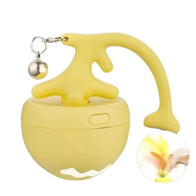 Interactive Cat Toy USB Rechargeable LED & Rolling Motion