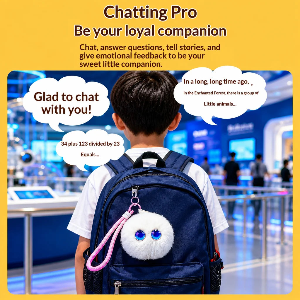 Interactive Plush Toy AI Voice Chat Touch-Responsive Rechargeable Battery