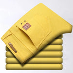 Jeans Slim Fit Straight Leg Stretch Denim