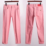 Jeans Slim Fit Straight Leg Stretch Denim