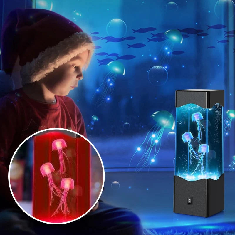 Jellyfish Lamp RGB Color-Changing USB Powered Aquarium Effect