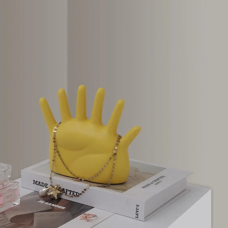 Jewelry Organizer Ceramic Six-Finger Display Stand