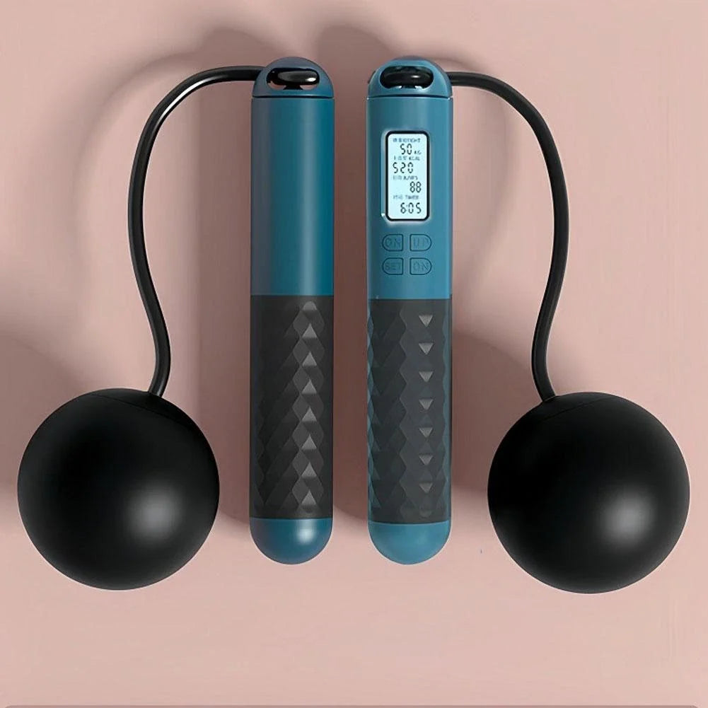 Jump Rope Cordless Weighted Balls & Digital Counter