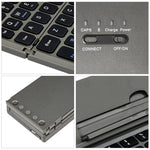 Keyboard Bluetooth Foldable With Phone Holder