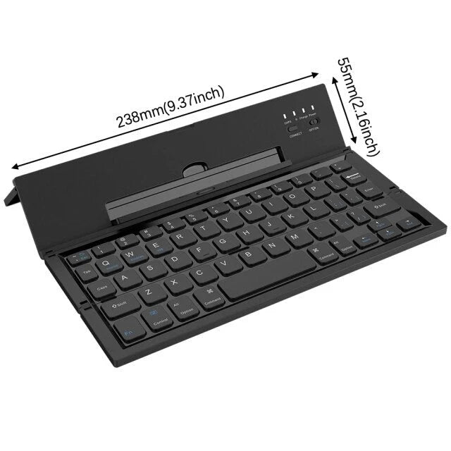 Keyboard Bluetooth Foldable With Phone Holder