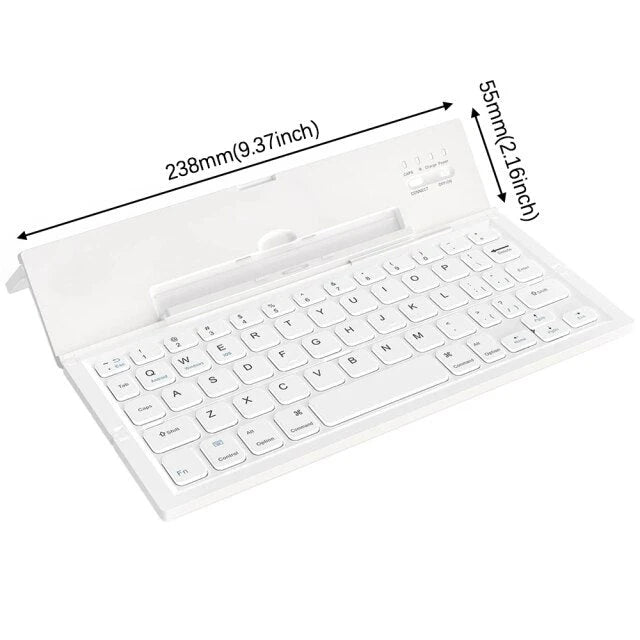 Keyboard Bluetooth Foldable With Phone Holder