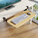 Keyboard and Mouse Tray Sliding Clamp-On Desk Mount