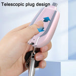 Keychain Power Bank Compact 1500mAh Type-C