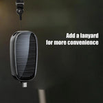Keychain Power Bank Solar Charging 1200mAh Type-C