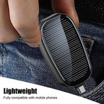 Keychain Power Bank Solar Charging 1200mAh Type-C