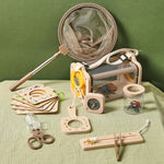 Kids Bug Observation Kit Wood Components & Magnifying Tools