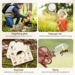 Kids Bug Observation Kit Wood Components & Magnifying Tools