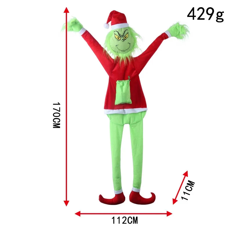 Kids Christmas Stocking Playful Character Motif Durable Fabric