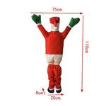 Kids Christmas Stocking Playful Character Motif Durable Fabric