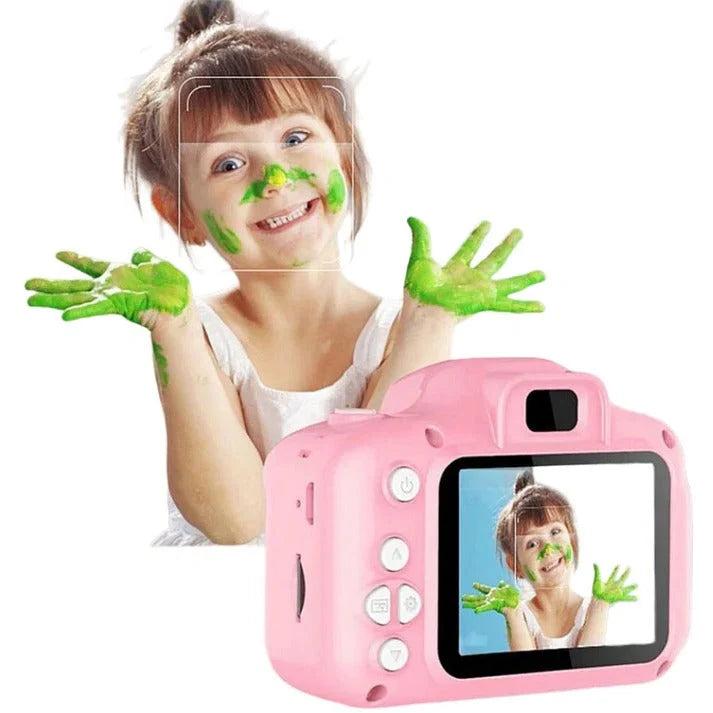 Kids Digital Camera 1080P Autofocus Dual Lenses