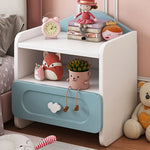 Kids Nightstand MDF Compact Drawer Storage