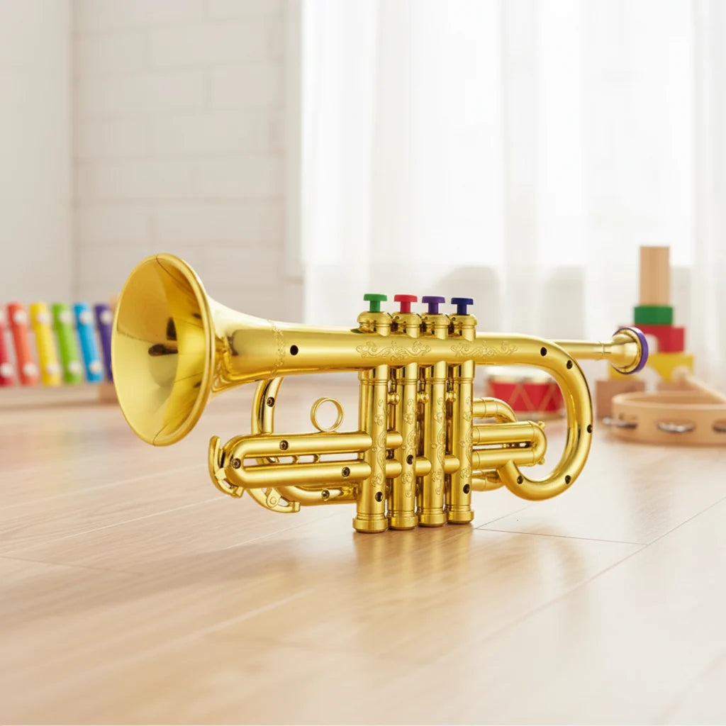 Kids Trumpet 4-Key Non-Toxic ABS