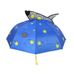 Kids Umbrella Manual Open Rounded Tips Colorful Canopy