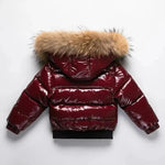 Kids Winter Parka Down-Insulated Water-Resistant Fur-Trimmed Hood
