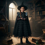 Kids Witch Costume Dress Lightweight Polyester