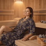 Kimono Bathrobe Organic Cotton Gauze Lightweight Breathable
