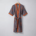Kimono Bathrobe Organic Cotton Gauze Lightweight Breathable