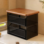 Kitchen Appliance Stand Compact Sliding Mesh Drawer