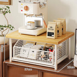 Kitchen Appliance Stand Compact Sliding Mesh Drawer