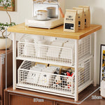 Kitchen Appliance Stand Compact Sliding Mesh Drawer