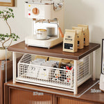 Kitchen Appliance Stand Compact Sliding Mesh Drawer