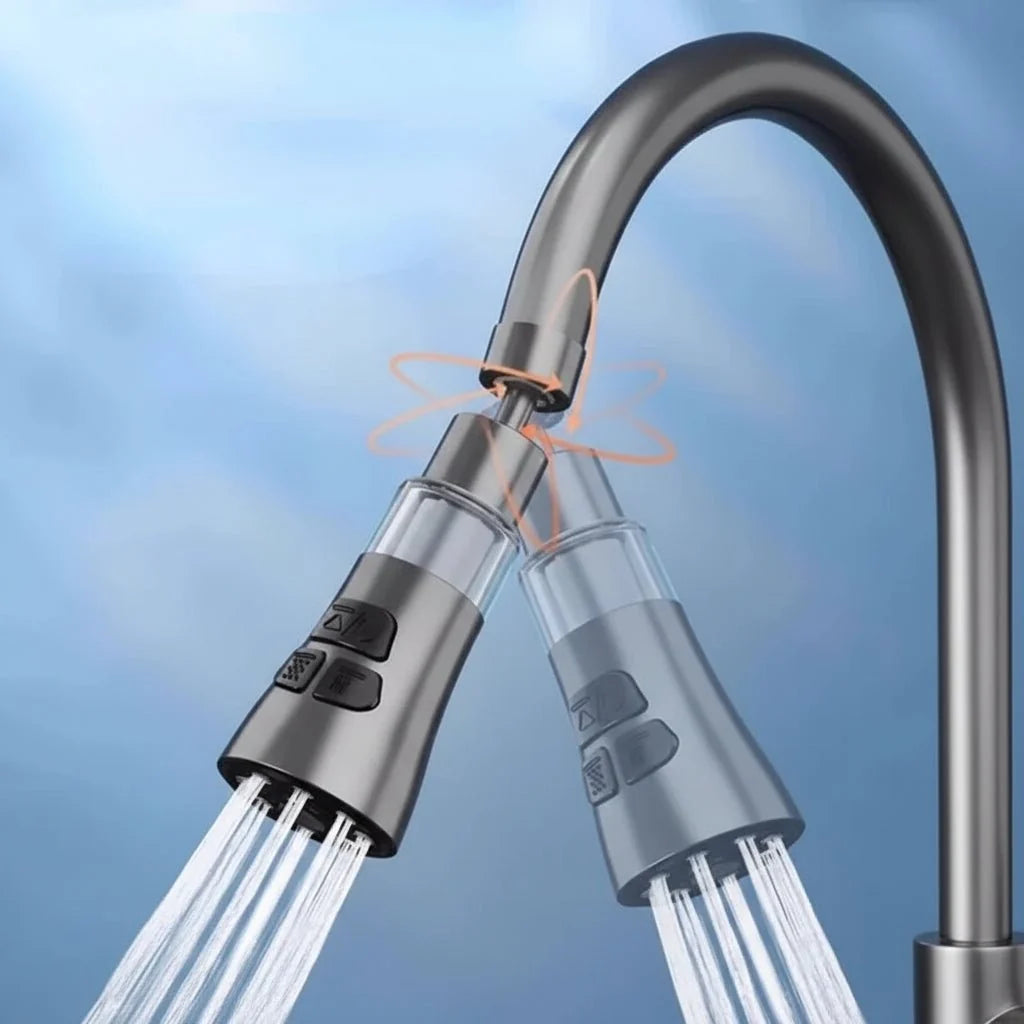 Kitchen Faucet Extender 720° Swivel 3 Spray Modes