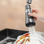 Kitchen Faucet Extender 720° Swivel 3 Spray Modes