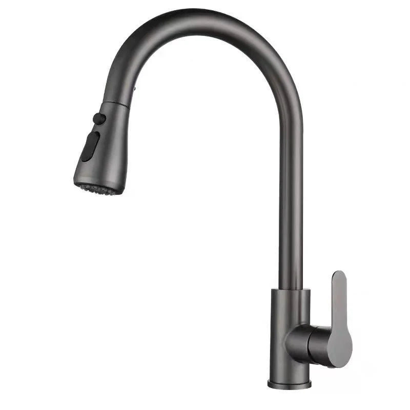 Kitchen Faucet Pull-Out Sprayer 3 Spray Modes Stainless Steel
